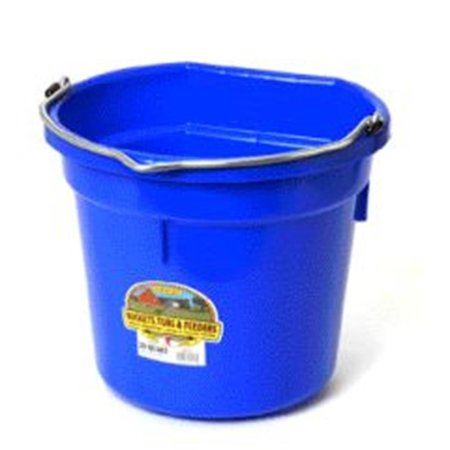 MILLER Miller Flatback Plastic Bucket Blue 20 Quart - P20FBBLUEAA 464303